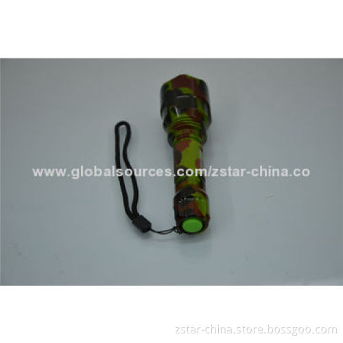 Maximum 350lm Cree Q5 LED Flashlights with Aluminum Cup in Camouflage